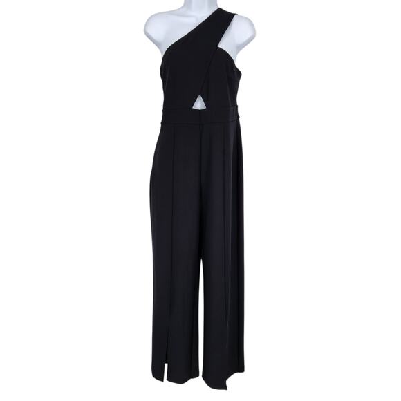 Abercrombie & Fitch Black Crisscross Halter Jumpsuit – Size M - Party Chic - Picture 1 of 7